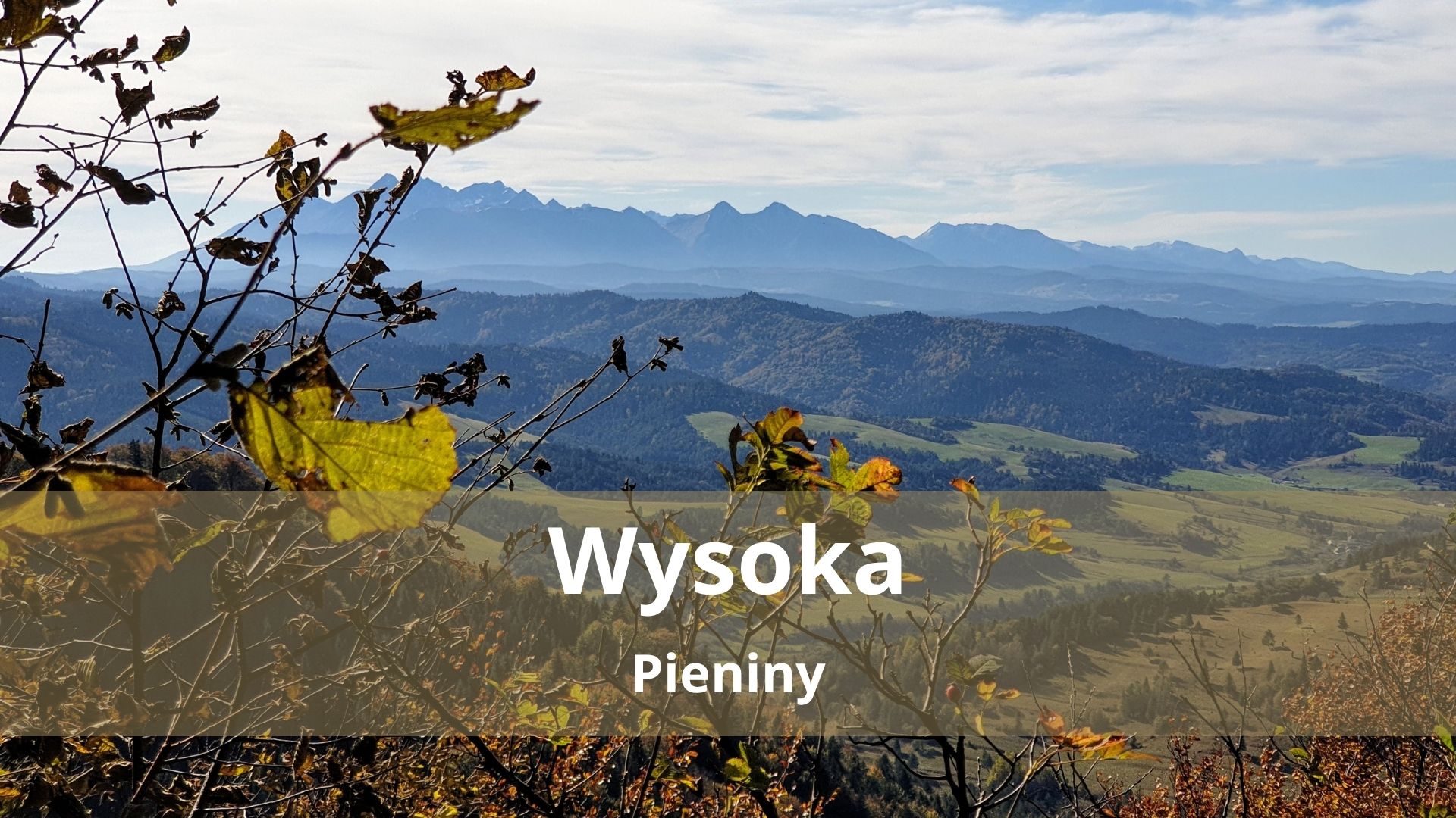 Wysoka w Pieninach – Szlak z Jaworek przez Wąwóz Homole